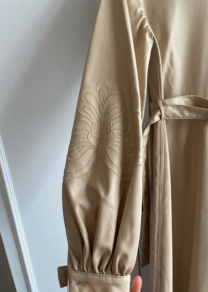 Suni deri elbise - Görsel 2