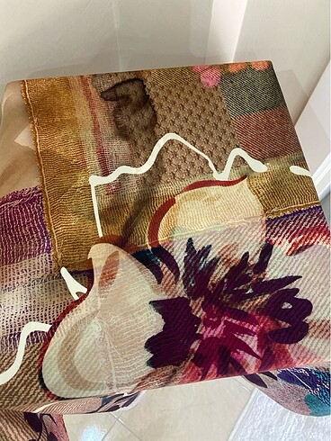 Aker  İpek eşarp - Görsel 5