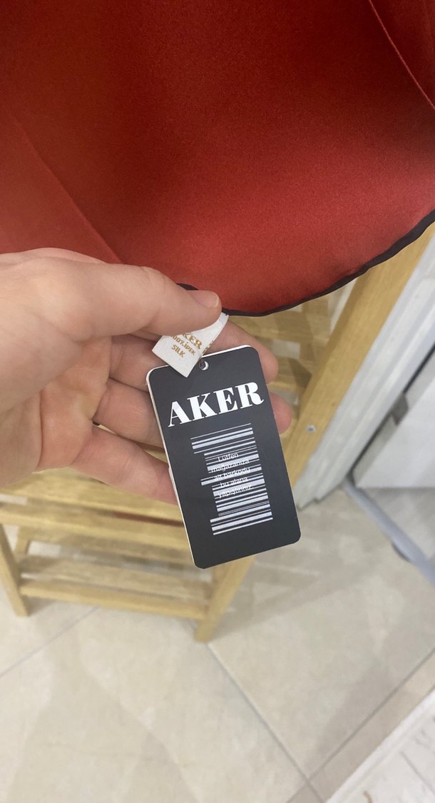 Çok Renkli İpek Kadın eşarp - Görsel 3