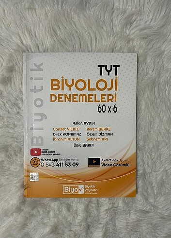 biyotik tyt biyoloji deneme