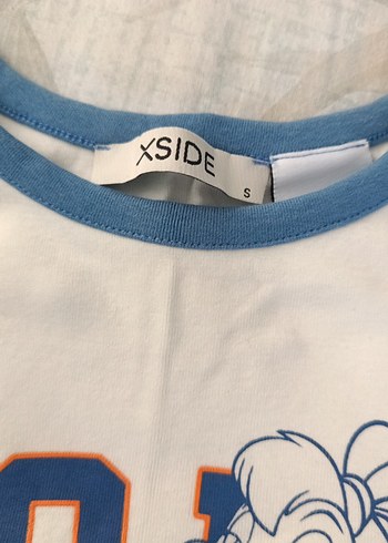 Kız Çocuk Beyaz Dantel Detaylı Baskılı Tişört - Görsel 2