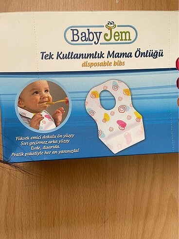 Babyjem marka tek kullanımlık mama önlüğü - Görsel 3