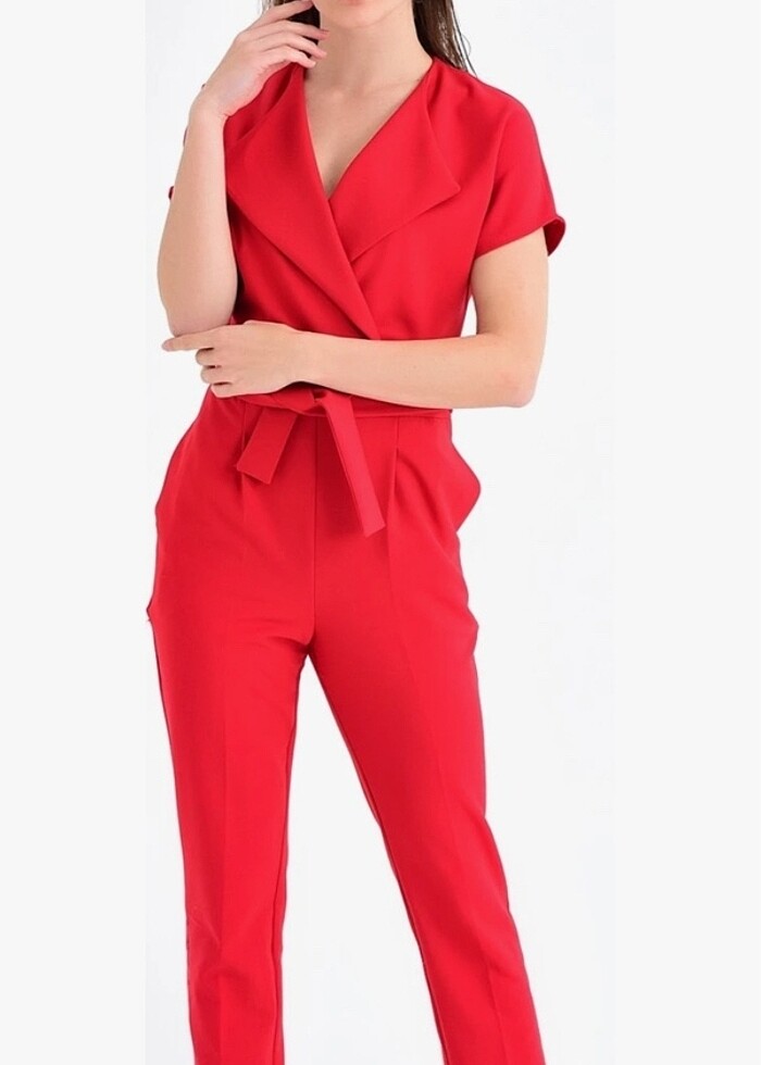 Kırmızı Tulum mezuniyet için - Görsel 2