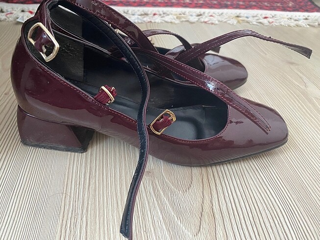 Diğer Bordo mary jane