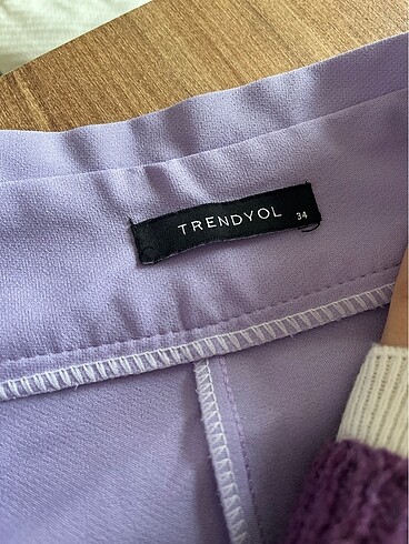 s Beden mor Renk Trendyolmilla pantolon
