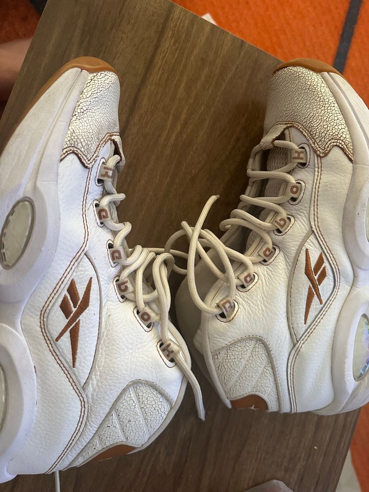 Retro Beyaz Reebok Basketbol Ayakkabısı — görsel 3/5
