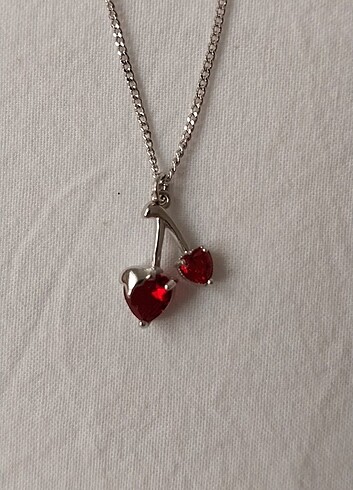 Accessorize Cherry Kolye Gümüş Renk????