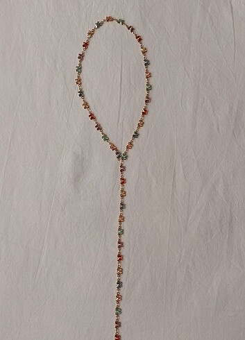 swarovski Y Model Zirkon Kelebekli Kolye