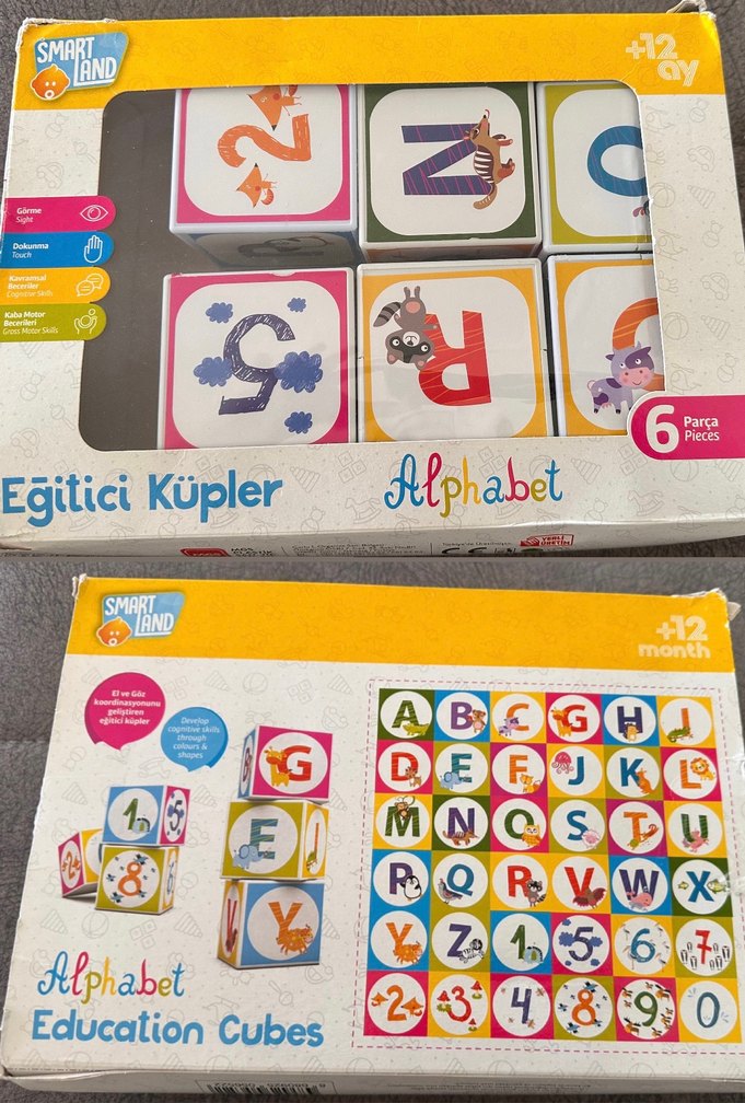 Renkli Alfabe Eğitim Blokları - Görsel 3