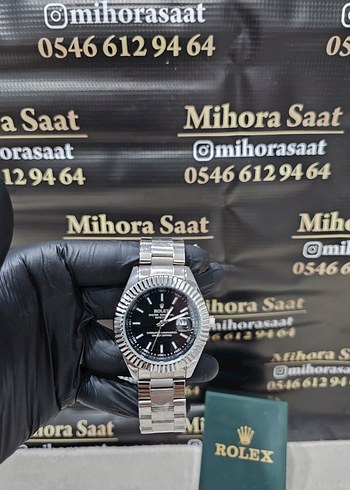Rolex Oyster Perpetual Siyah Kadranli Siklik