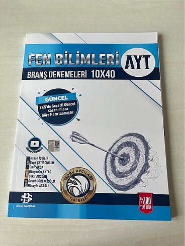 Bilgi Sarmal Ayt Fen Deneme