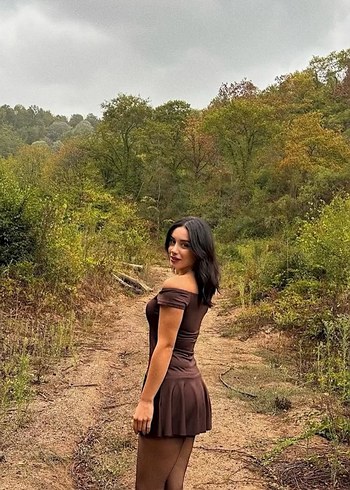 Zara Kahverengi Mini Elbise