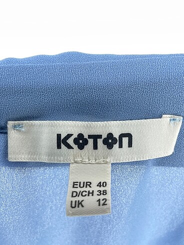 40 Beden mavi Renk Koton Bluz %70 İndirimli.