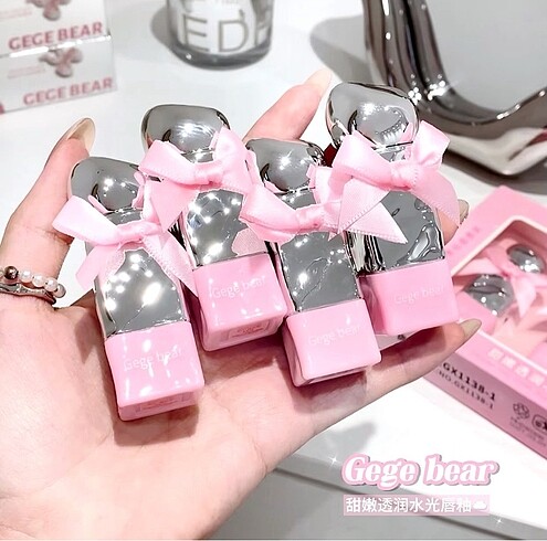 gege bear ribbon lipstick
