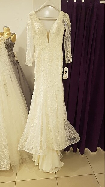 Balık model gelinlik - Görsel 5