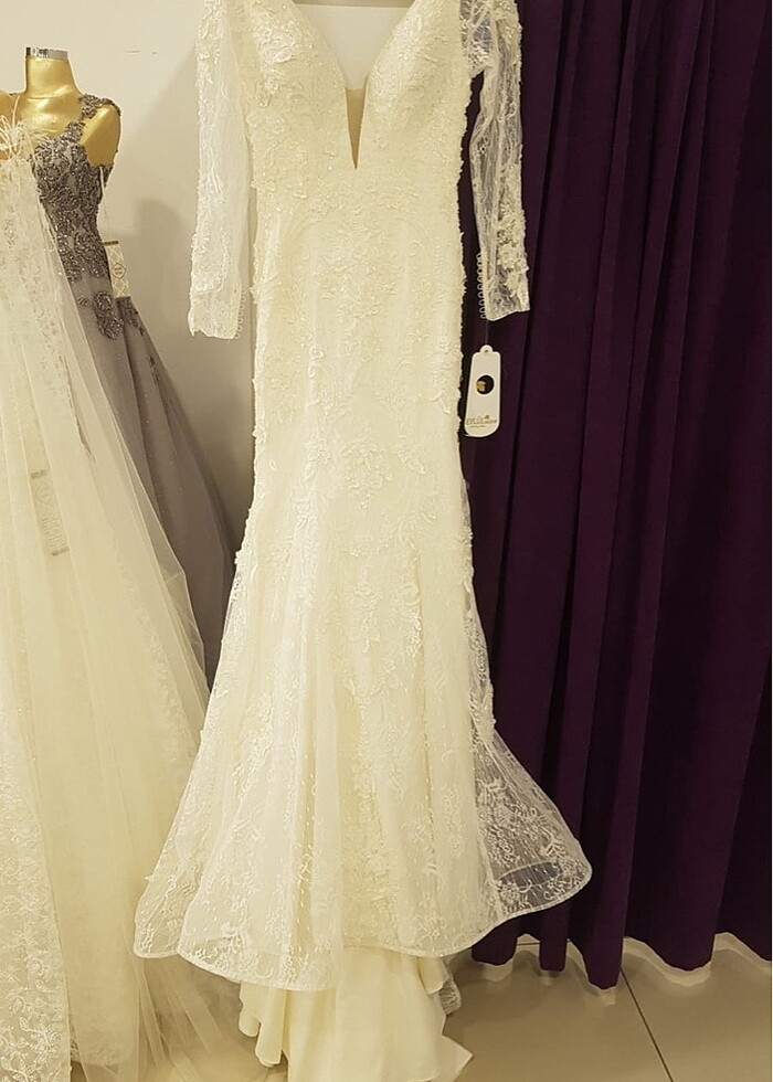 Balık model gelinlik - Görsel 5