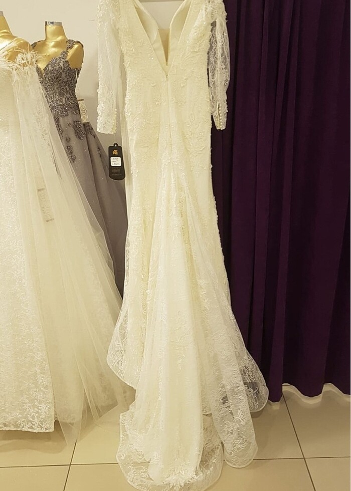 Balık model gelinlik - Görsel 4