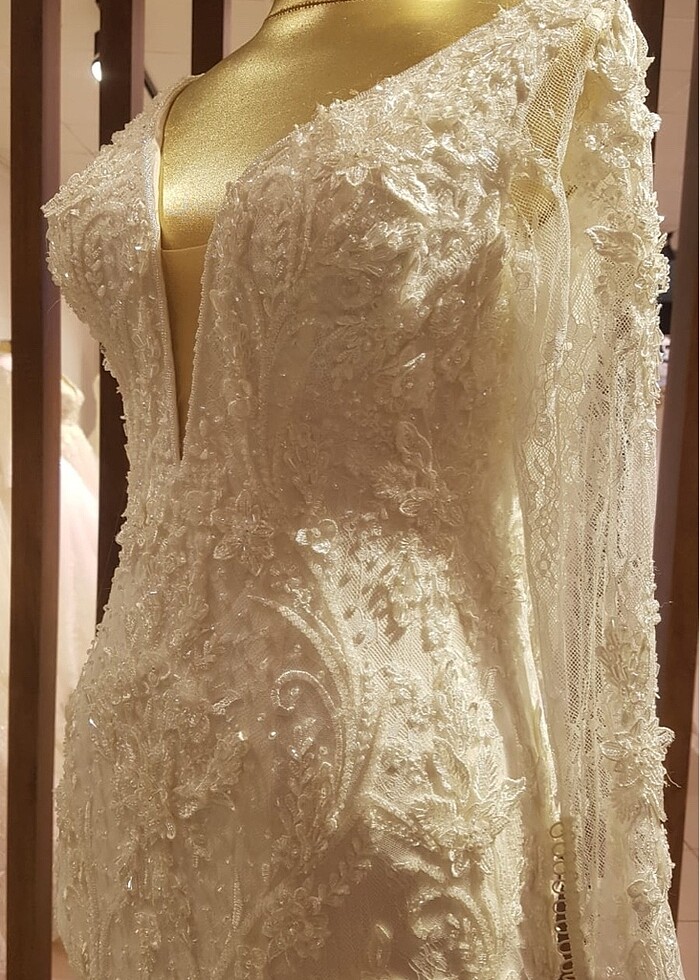 Balık model gelinlik - Görsel 2