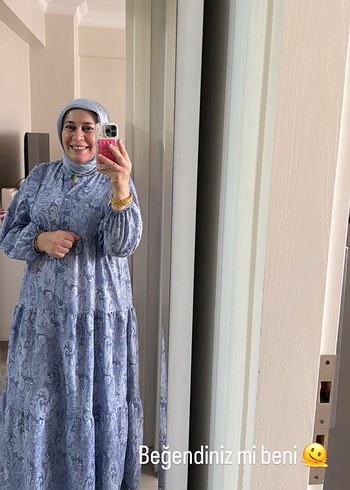 Gri Bağlamalı Bohem Uzun Elbise