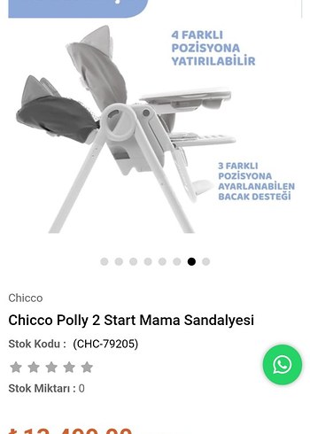 Pembe  Chicco Bebek Mama Sandalyesi - Görsel 9