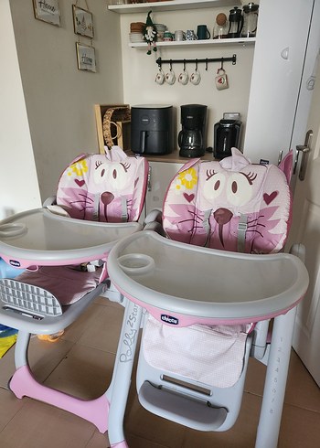 Pembe  Chicco Bebek Mama Sandalyesi - Görsel 3