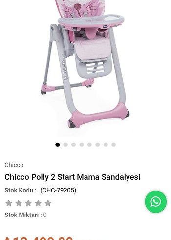 Pembe  Chicco Bebek Mama Sandalyesi - Görsel 8
