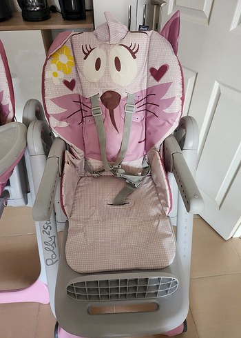 Pembe  Chicco Bebek Mama Sandalyesi - Görsel 5