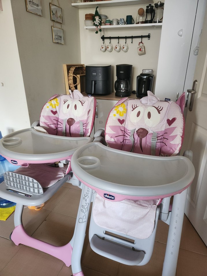 Pembe  Chicco Bebek Mama Sandalyesi - Görsel 3