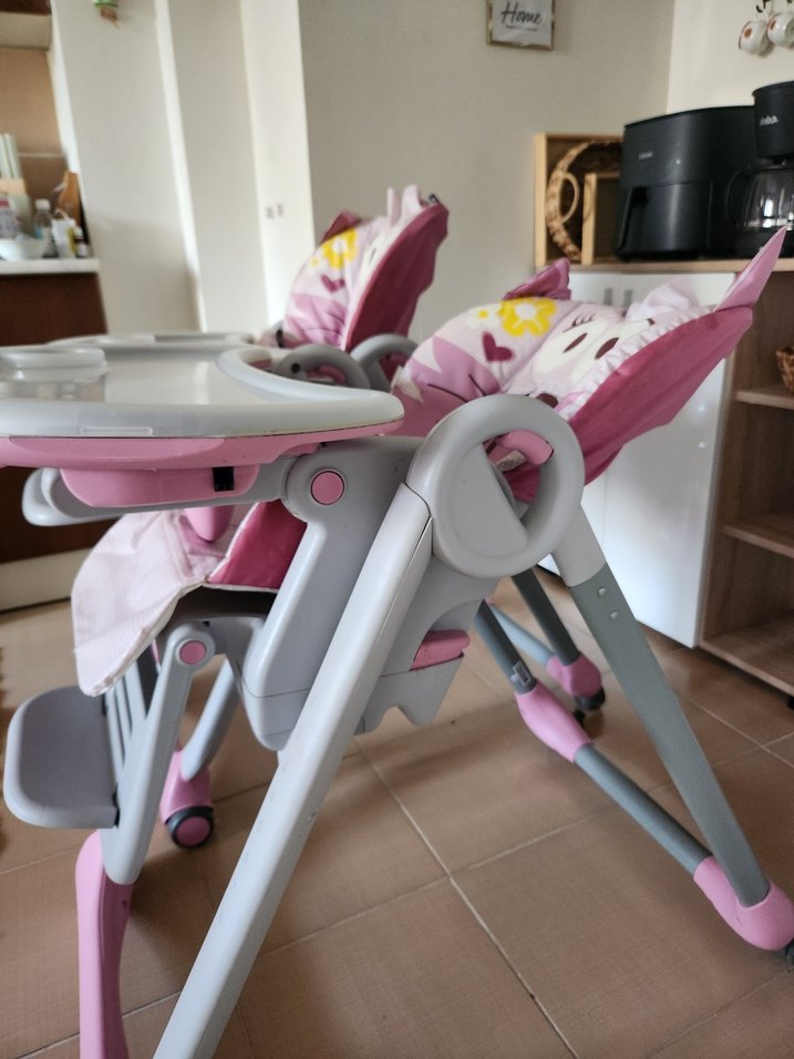 Pembe  Chicco Bebek Mama Sandalyesi - Görsel 2