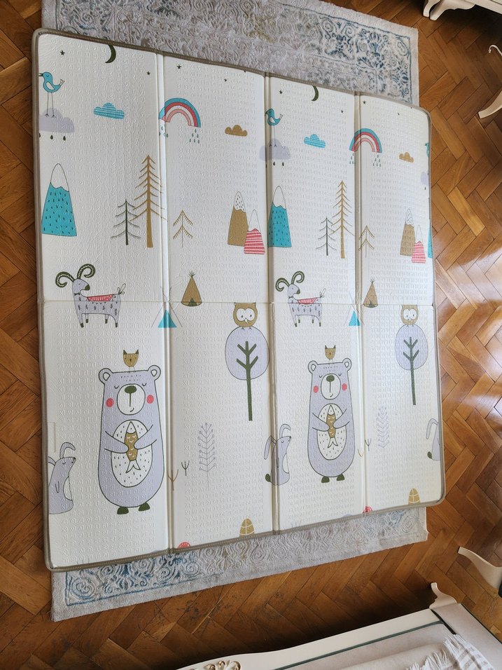 Çok Renkli Bebek Oyun Matı - Görsel 2