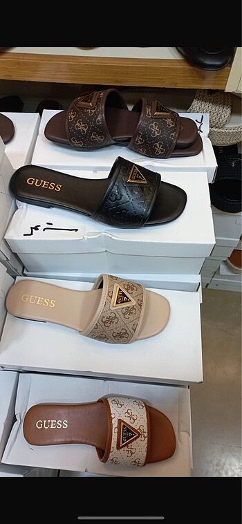 Guess Guess terlık sıyah