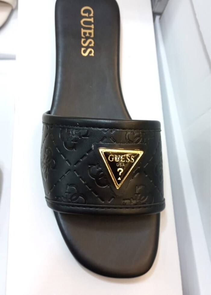 Guess terlık sıyah - Görsel 1