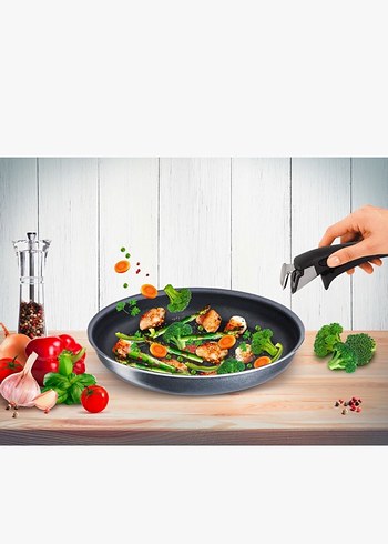 Beden Tefal Ingenio Elegance 12 Parça Gri Tencere Seti