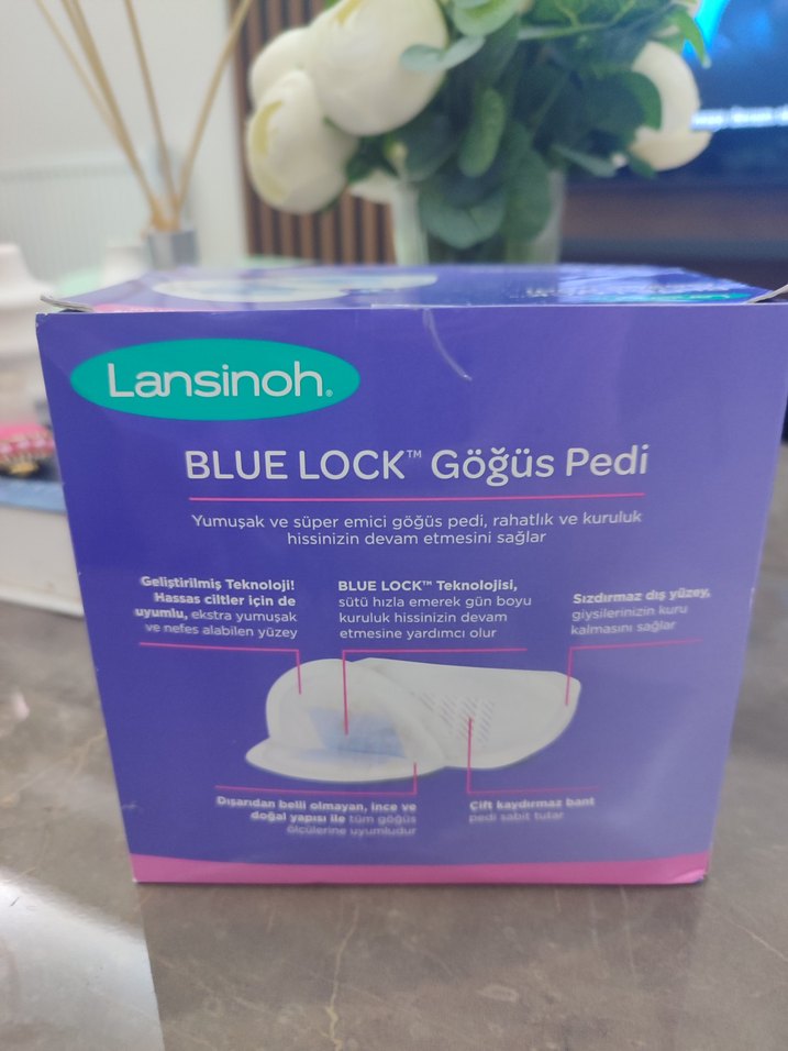 Lansinoh Blue Lock Göğüs Pedi 36'lı - Görsel 3