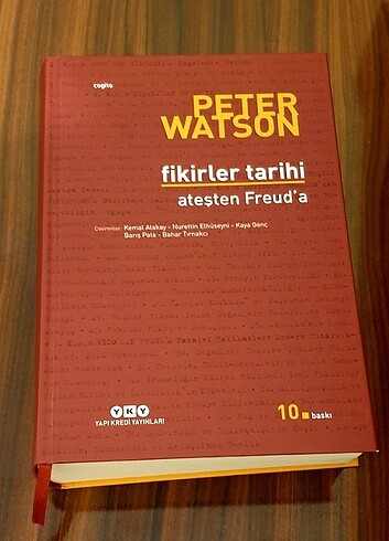 Fikirler Tarihi Peter Watson Ciltli YKY SIFIR
