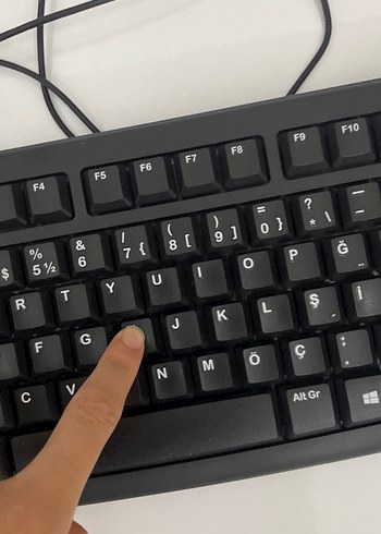 Beden Renk Logitech Kablolu Siyah Klavye