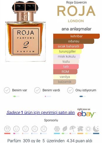 roja no.2 muadil parfüm