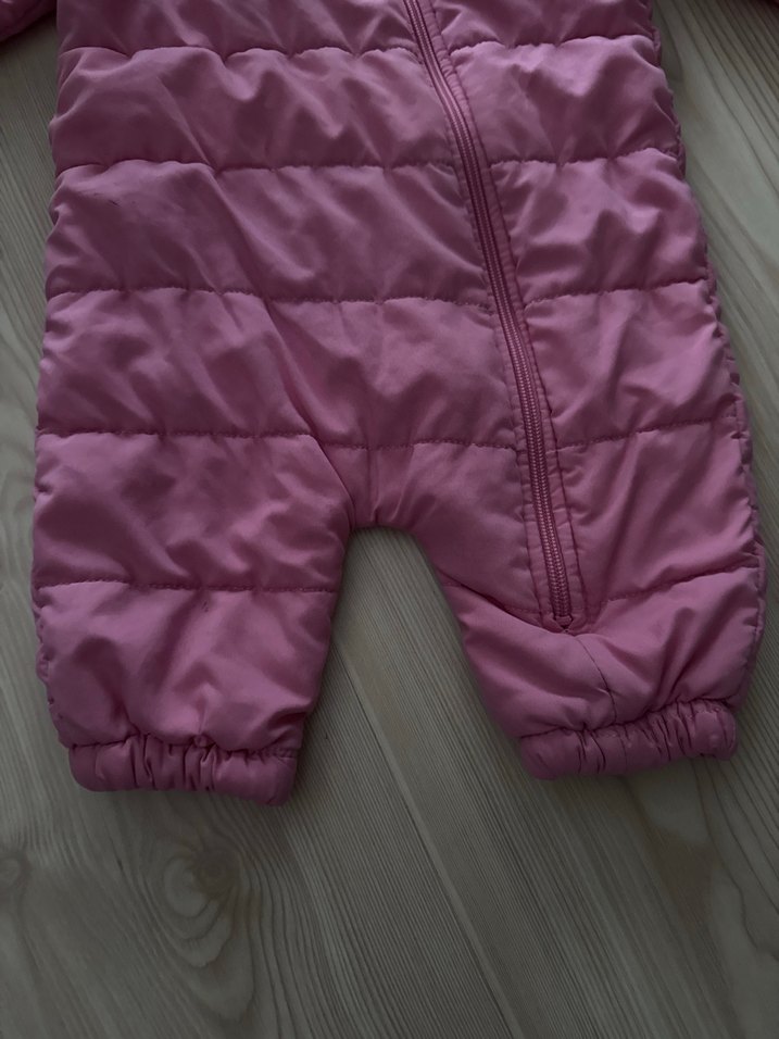 Kız Bebek Pembe Kapüşonlu Tulum - Görsel 5