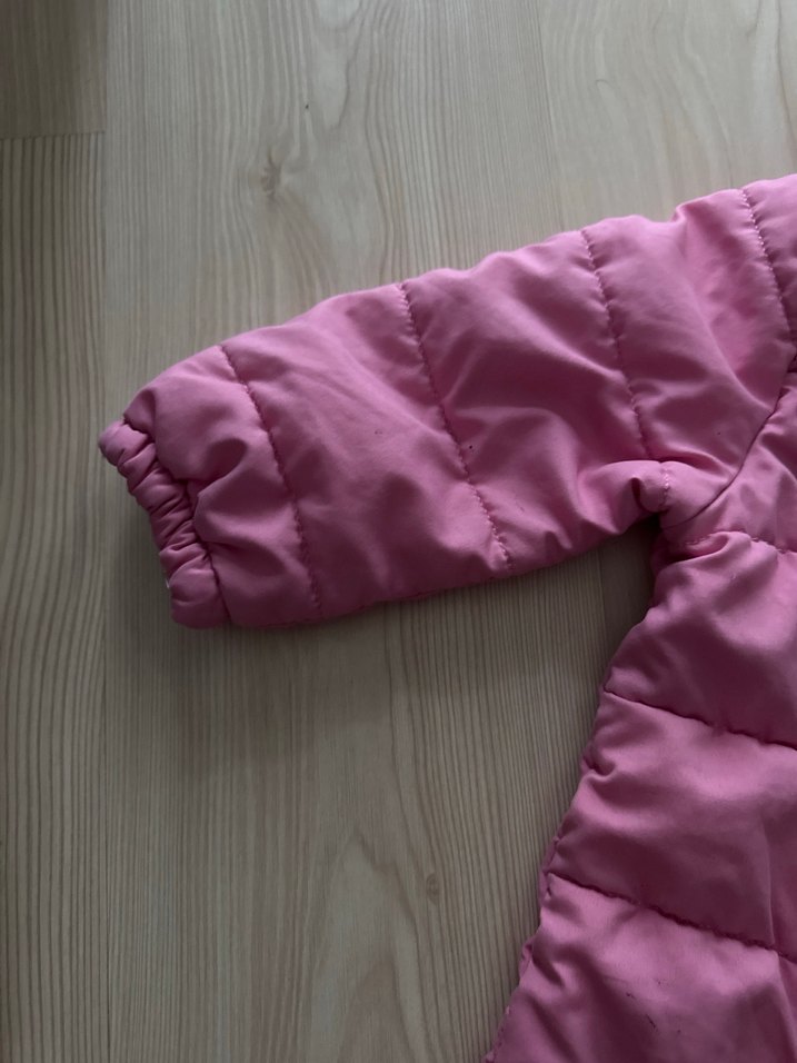 Kız Bebek Pembe Kapüşonlu Tulum - Görsel 3