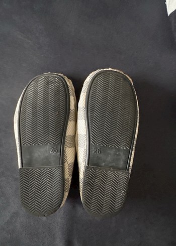 Erkek Çocuk Beyaz Kareli Loafer Ayakkabı - Görsel 4