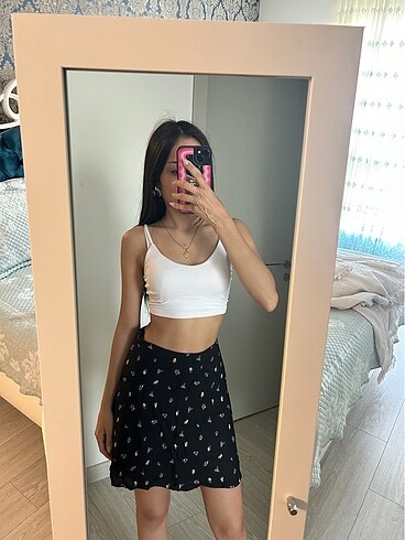 Çiçekli etek