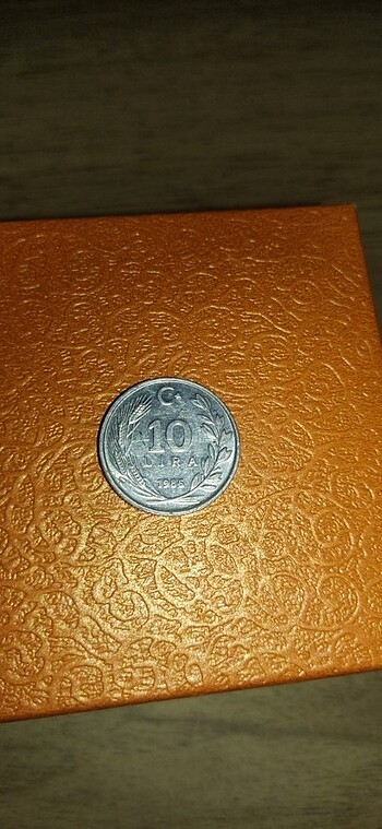 Eski türk parısı 10 lira 1986 para