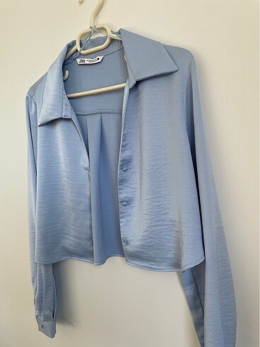 ZARA SATEN GÖMLEK YENİ - Görsel 2