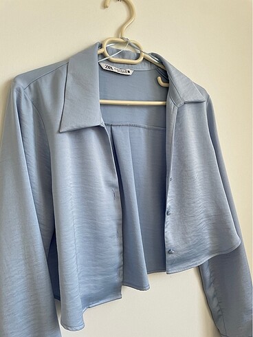 ZARA SATEN GÖMLEK YENİ - Görsel 3