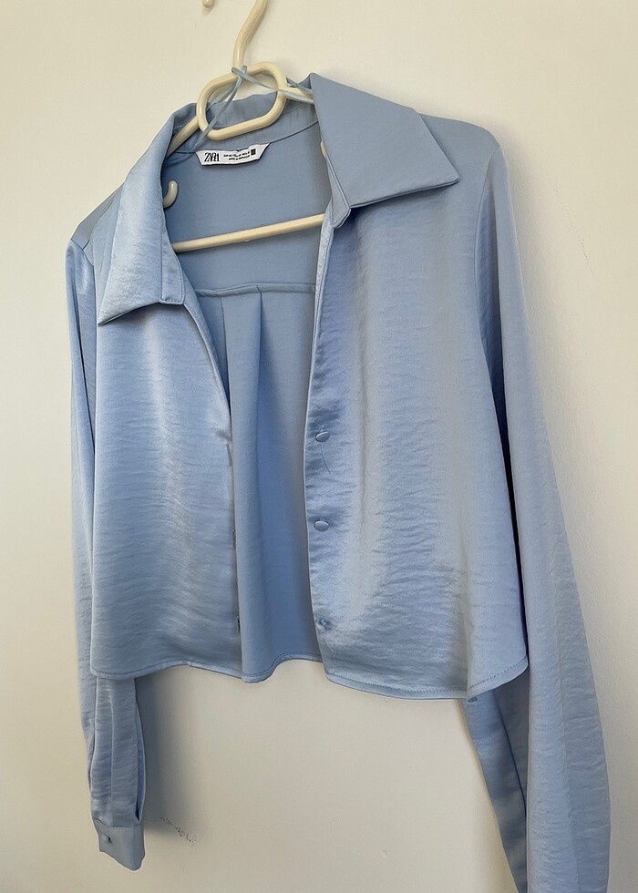 ZARA SATEN GÖMLEK YENİ - Görsel 2