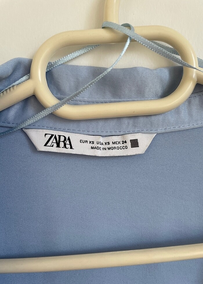 ZARA SATEN GÖMLEK YENİ - Görsel 4
