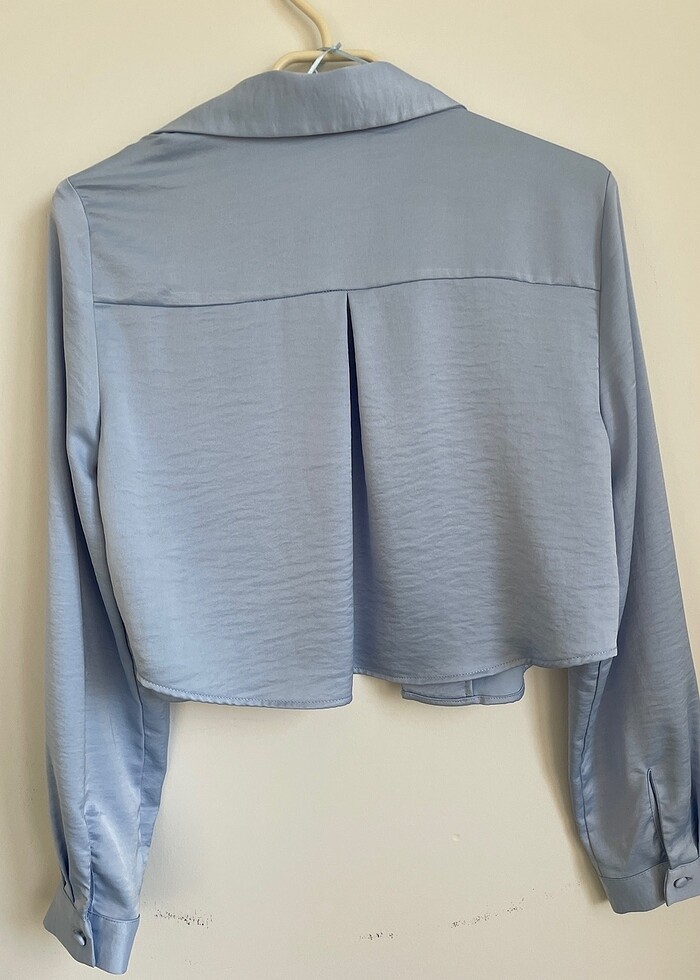 ZARA SATEN GÖMLEK YENİ - Görsel 5