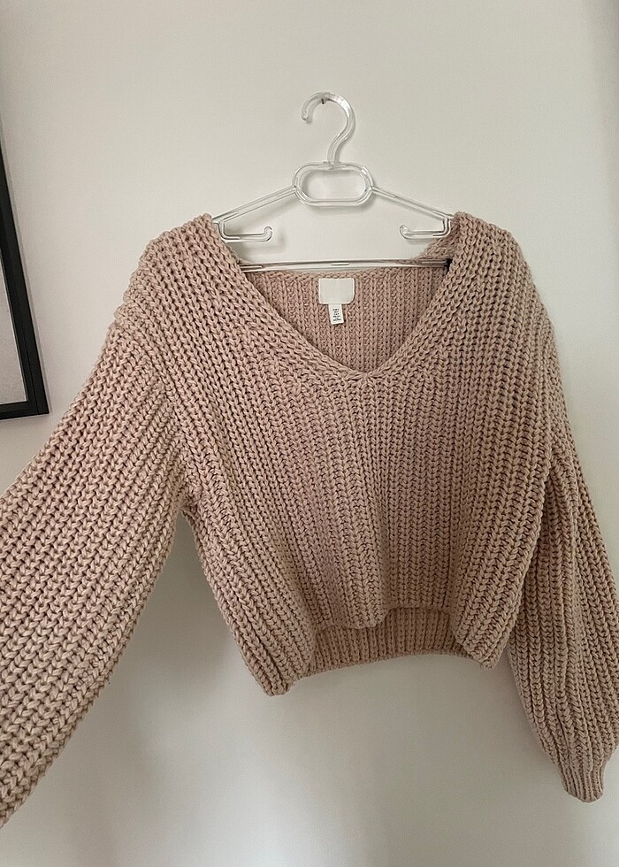 H&M KALIN KIŞLIK TRİKO KAZAK - Görsel 4