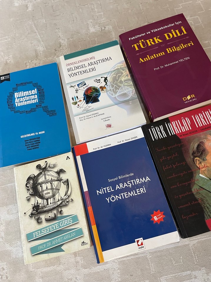 Bilimsel Araştırma ve Türk Dili Kitapları Seti - Görsel 2