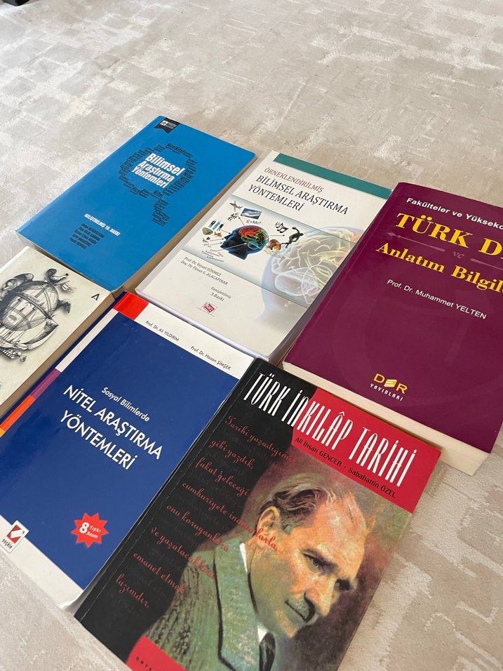 Bilimsel Araştırma ve Türk Dili Kitapları Seti - Görsel 3